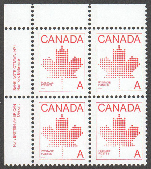 Canada Scott 907iii MNH PB UL Pl.1 - Click Image to Close